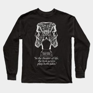 Hypocrities the King of Hypocrisy Long Sleeve T-Shirt